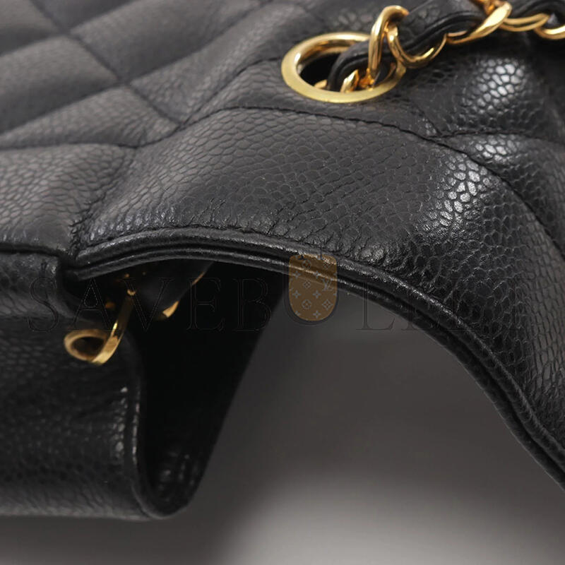 CHANEL CAVIAR SMALL DIANA FLAP BAG 210121 (22*14*7cm)